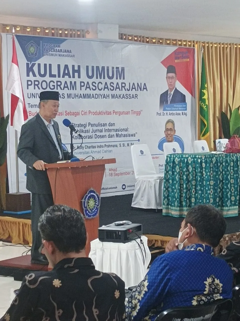 Orientasi Maba Pascasarjana Unismuh, Rektor Dorong Mahasiswa Selesai Tepat Waktu